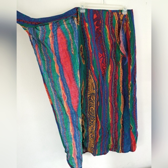 NWT Vintage COOGI Women's Scoop Back Swimsuit And Matching Wrap Skirt - Picture 7 of 14